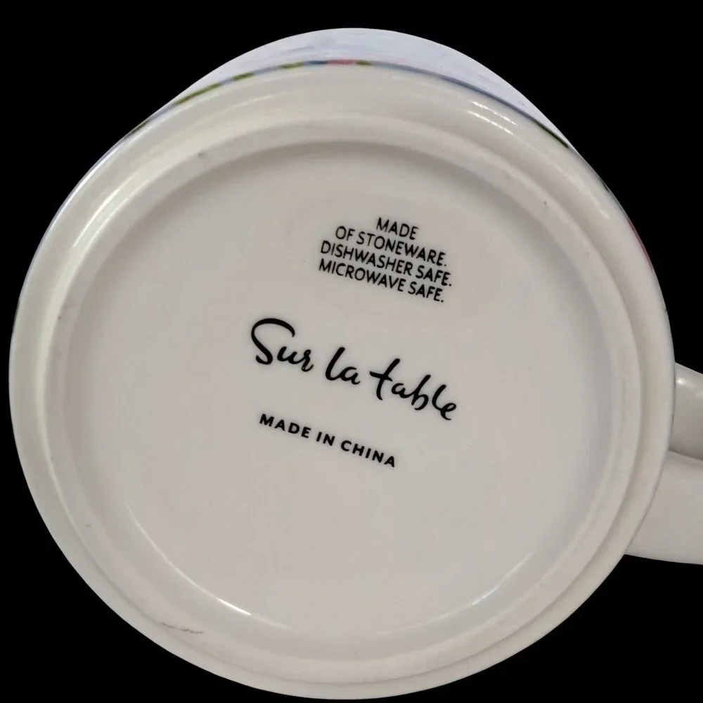 Sur La Table Mug Paris France Arc De Triomphe Cafe Bistro White